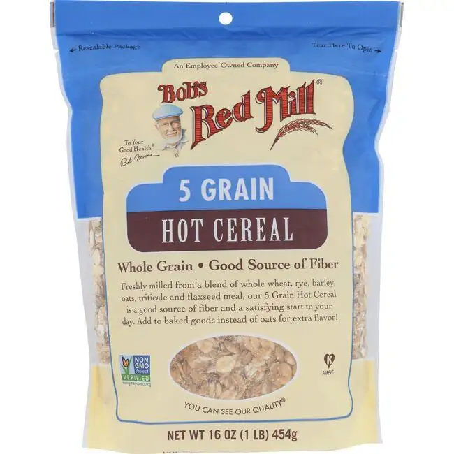 Bob's Red Mill: 13-Oz Premium Whole Flaxseed $2.35, 16-Oz 5 Grain Hot Cereal