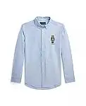 POLO RALPH LAUREN Big Boy Polo Bear Cotton Oxford Shirt