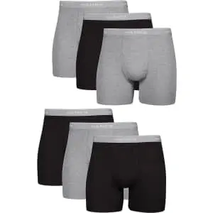 Hanes Men's Boxer Briefs 6-Pack