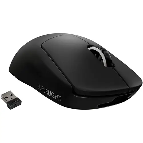 Logitech G PRO X Superlight Wireless Gaming Mouse (Black)