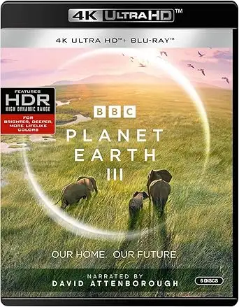 BBC Earth: Planet Earth III Narrated by Sir David Attenborough (4K UHD + Blu-ray)