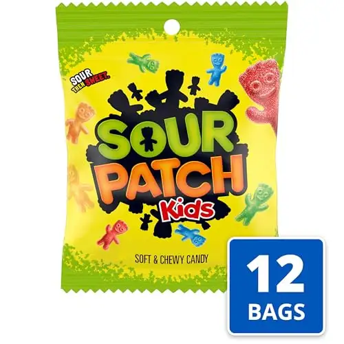 Prime Members: 12-Pack 3.6-Oz Sour Patch Kids Original Soft & Chewy Candy