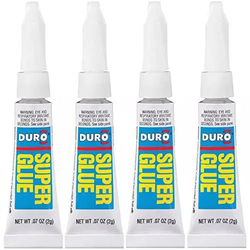 Duro Super Glue透明强力胶 4支