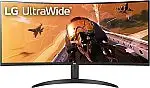 LG 34WP60C-B 34” Curved UltraWide QHD Monitor