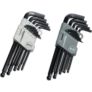 Amazon Basics 26-Piece Hex Key / Allen Wrench Set