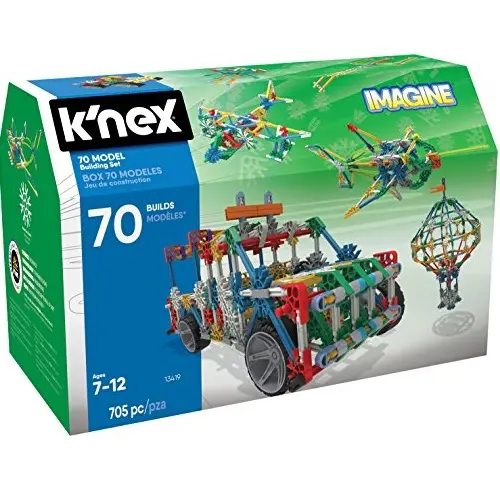 仅限prime会员！K’NEX 70 搭建模块玩具，共705块/颗粒，原价$39.99，现仅售$33.99，免运费