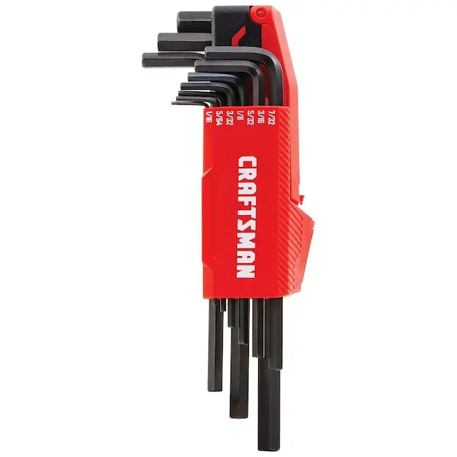 10-Key Craftsman Metric Hex Key Tool Set