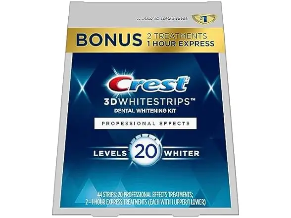 44-Count Crest 3D Whitestrips Professional Effects Teeth Whitening Strips