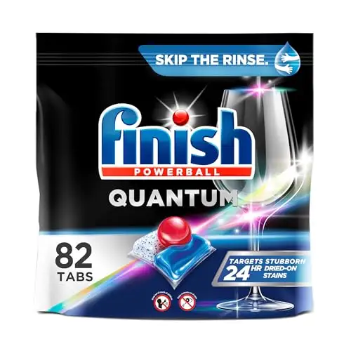 82-Count Finish Powerball Quantum Dishwasher Detergent Tablets
