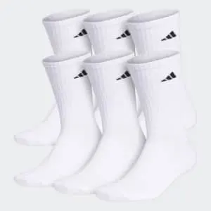 adidas Men's Athletic Crew Socks 6-Pack