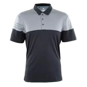 adidas Men's Heathered 3-Stripes Polo