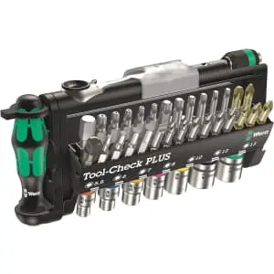 Wera 39-Piece Metric Tool-Check Plus Bit Ratchet Set