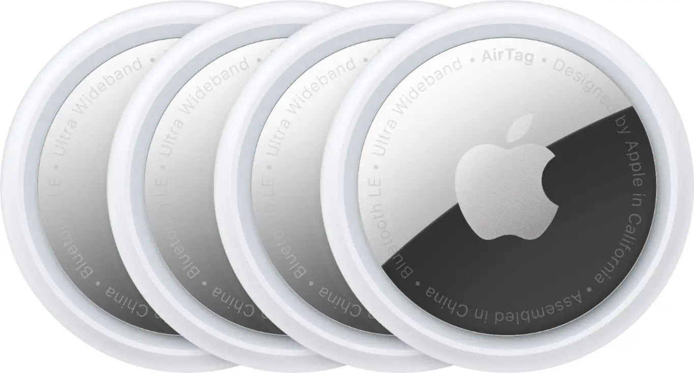 4-Pack Apple AirTag Bluetooth Tracking Devices
