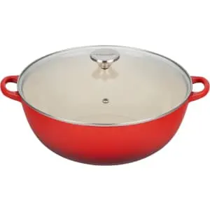 Le Creuset 7.5-Quart Enameled Cast Iron Chef's Oven with Glass Lid