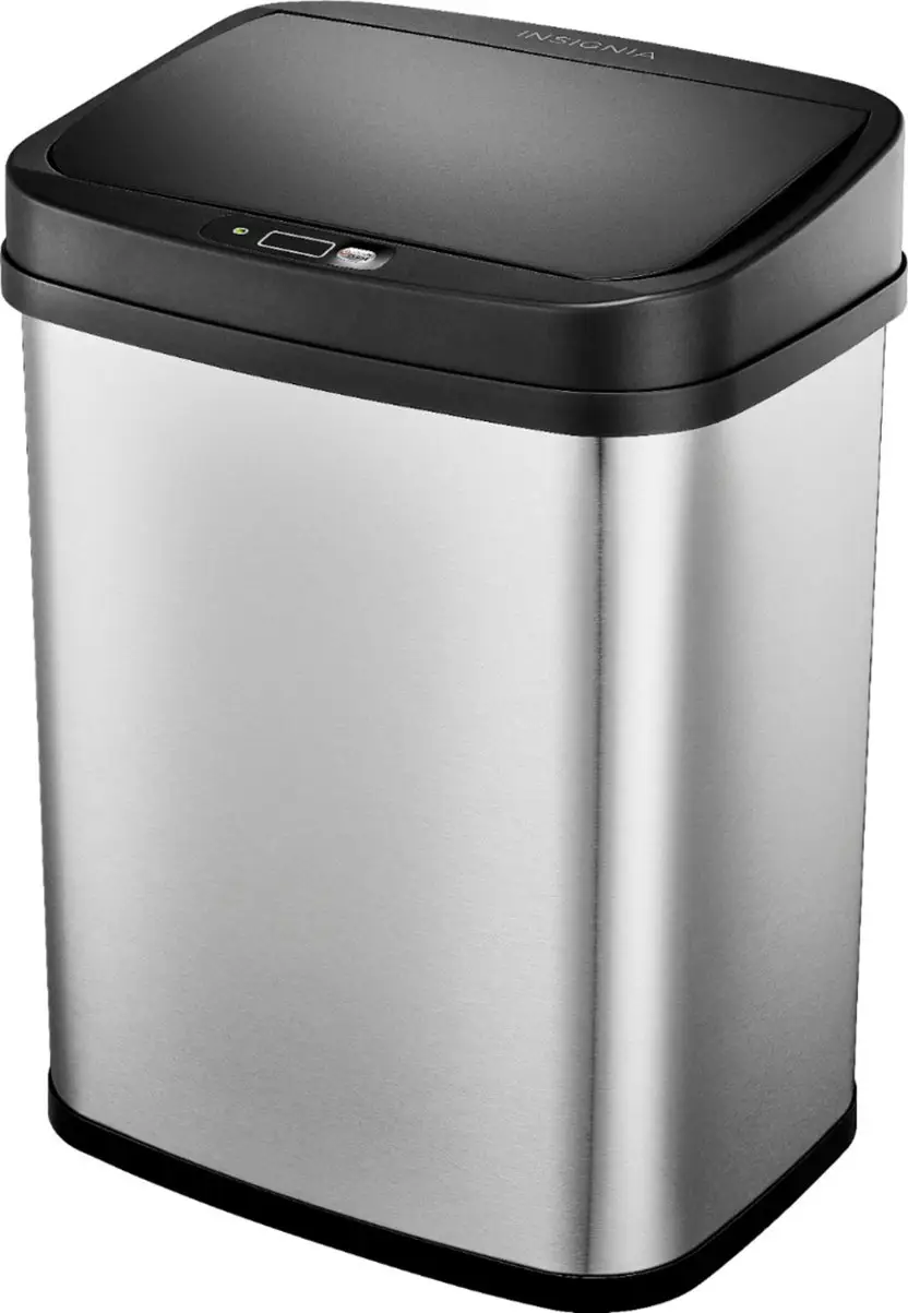 3-Gallon Insignia Automatic Trash Can (Stainless Steel)