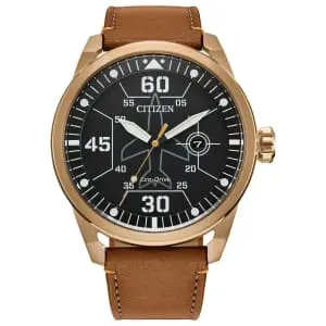 Certified Refurb Citizen Eco-Drive Avion Weekender 45mm Men's Watch