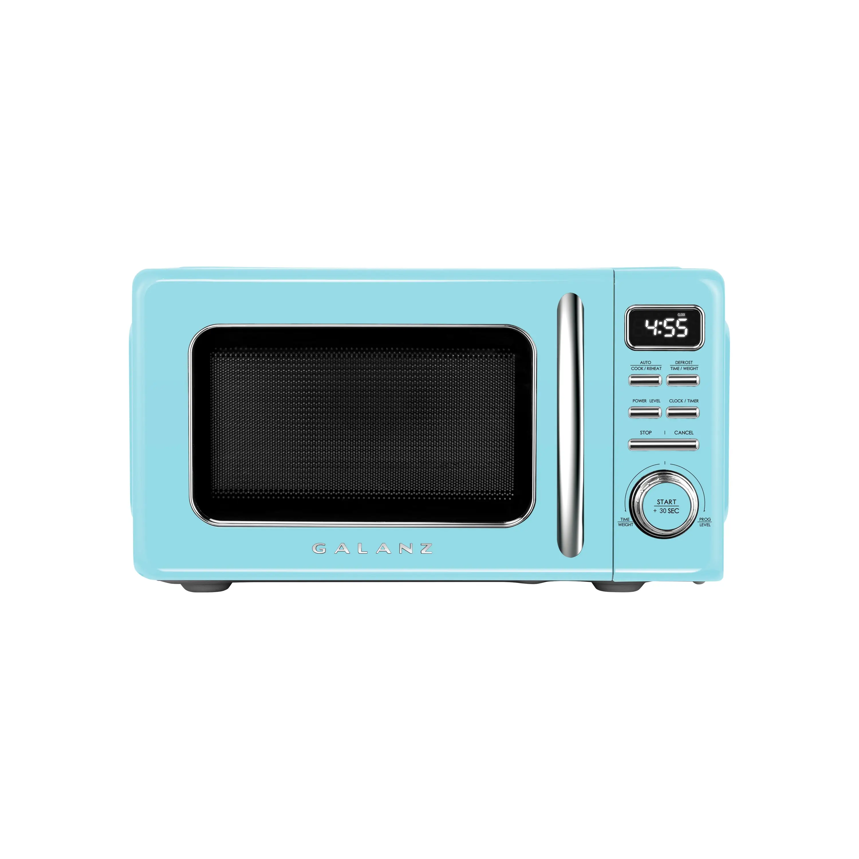 0.7 cu. ft. Galanz 700W Retro Countertop Microwave (Blue)