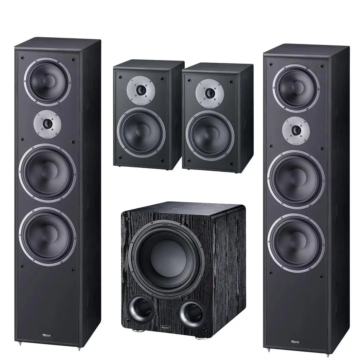 Magnat 2002 Speaker: 2x Supreme 2002 Floors + 2x Supreme 202 Shelf + Alpha RS Sub