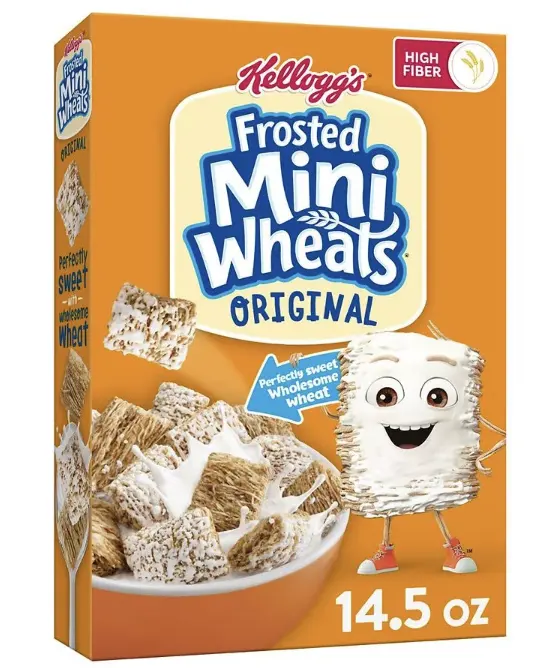 Kellogg's Cereal: 14.5-Oz Frosted Mini Wheats, 10.9-Oz Frosted Flakes