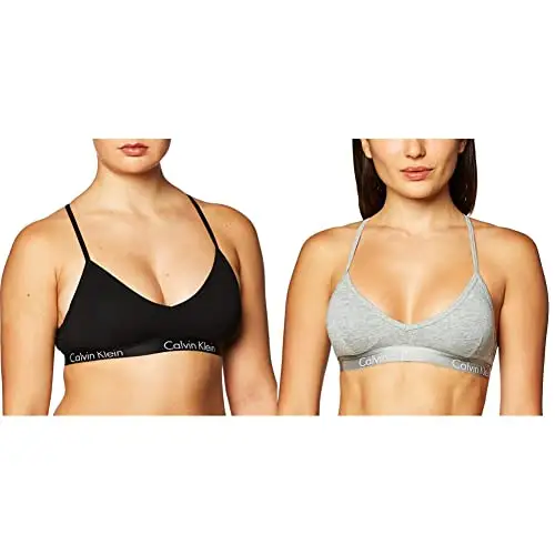 2-pk Calvin Klein Women's Motive Cotton Lightly Lined Bralette (various)