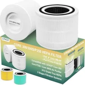 Air Purifier Replacement Filter 2-Pack for Levoit Core 300