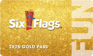 Six Flags in Jackson, NJ: 2024-2025 3-Park Unlimited Access Gold Pass