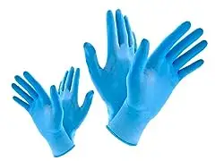 1000-Count 4mil Blue Nitrile Powder Free Gloves (S or M)