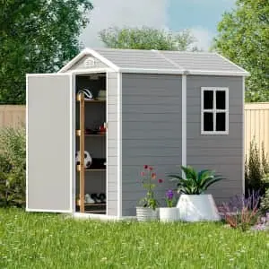 Patiowell 4x6-Foot Plastic Shed