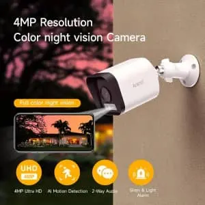 4MP 360° Wireless Security Camera