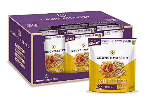 Amazon Resale: 12-Pack 4-Oz Crunchmaster Multi-Seed Rice Crackers (Original)