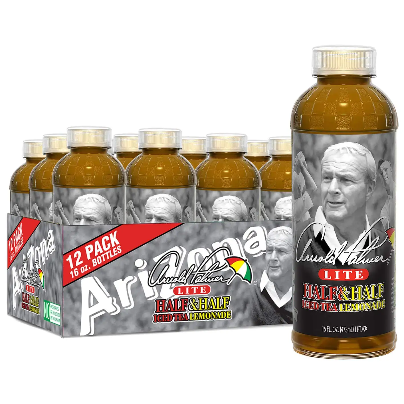 12-Pack 16-Oz Arizona Arnold Palmer Lite Half & Half Iced Tea & Lemonade Drink