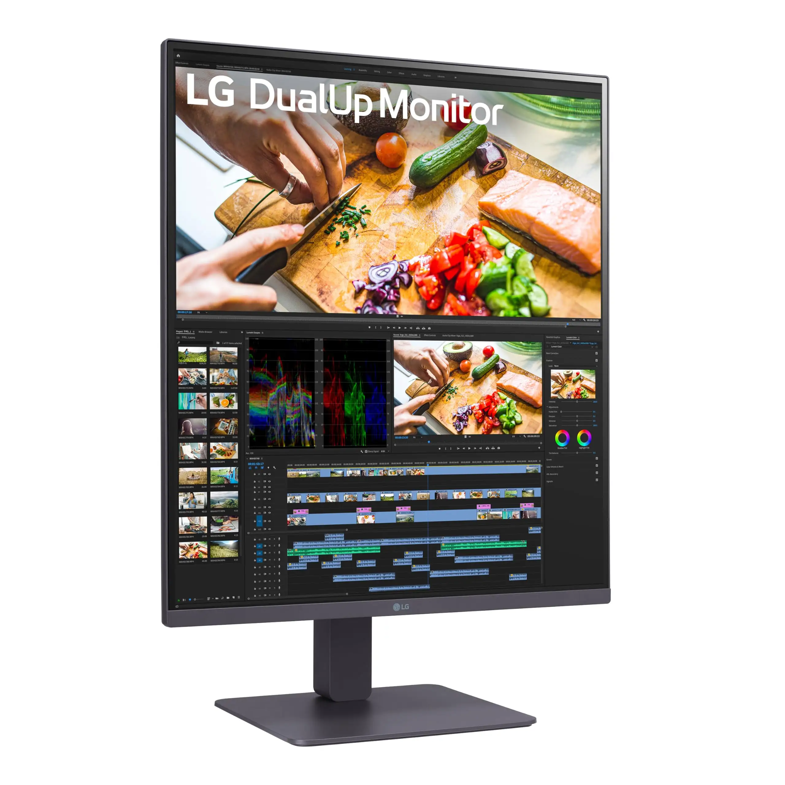 LG 28" 2560x2880 Nano IPS DualUp Monitor w/ Tilt/Height/Swivel Stand