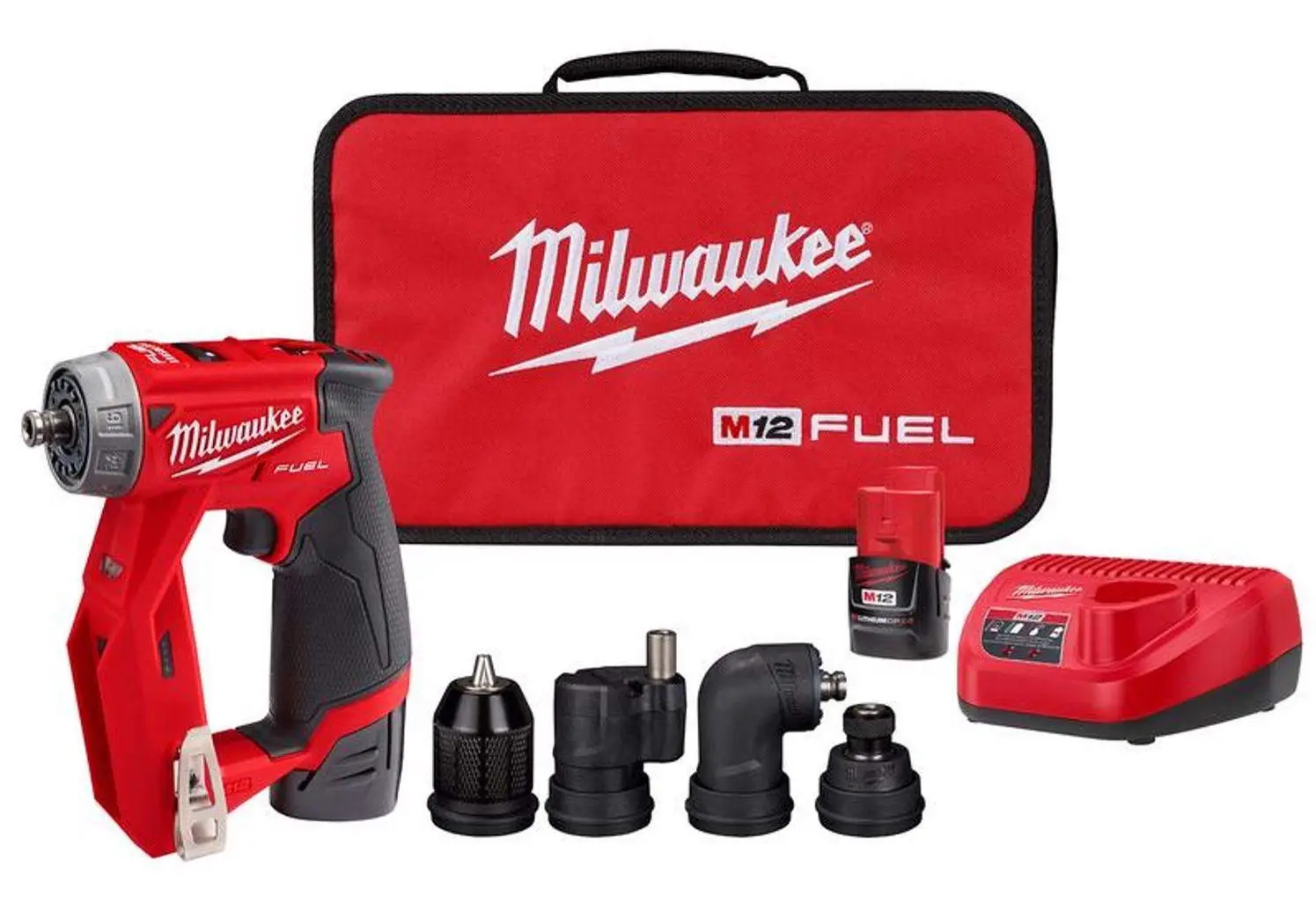 Milwaukee M12 FUEL 3/8" 4-in-1 Installation Driver Kit + Cordless Orbital Sander