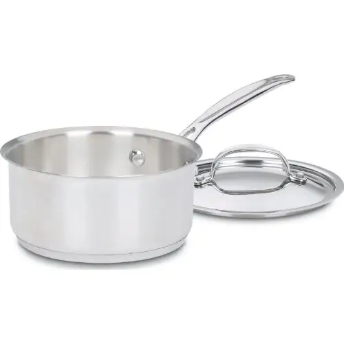 Cuisinart 不锈钢汤锅带盖 1.5 Quart