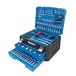 Kobalt 277pc Polished Chrome Mechanics Tool Set with Hard Case