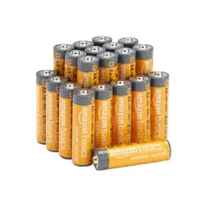 Amazon Basics 20-Pack AA Alkaline High-Performance Batteries