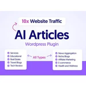 AI Articles WordPress Plugin Lifetime License