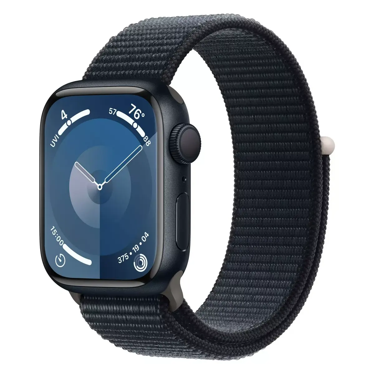 45mm Apple Watch Series 9 GPS w/ Aluminum Case & Sport Loop (Midnight)