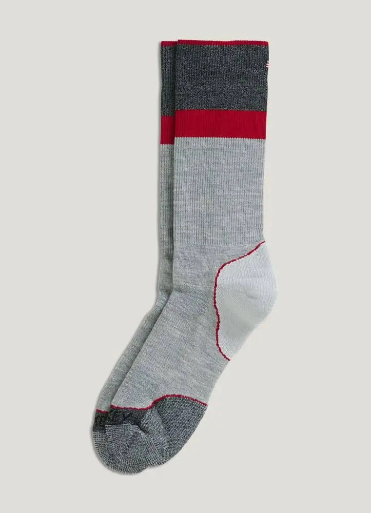 Jockey Men's Made in America Merino Wool Hiking Crew Socks (Various)