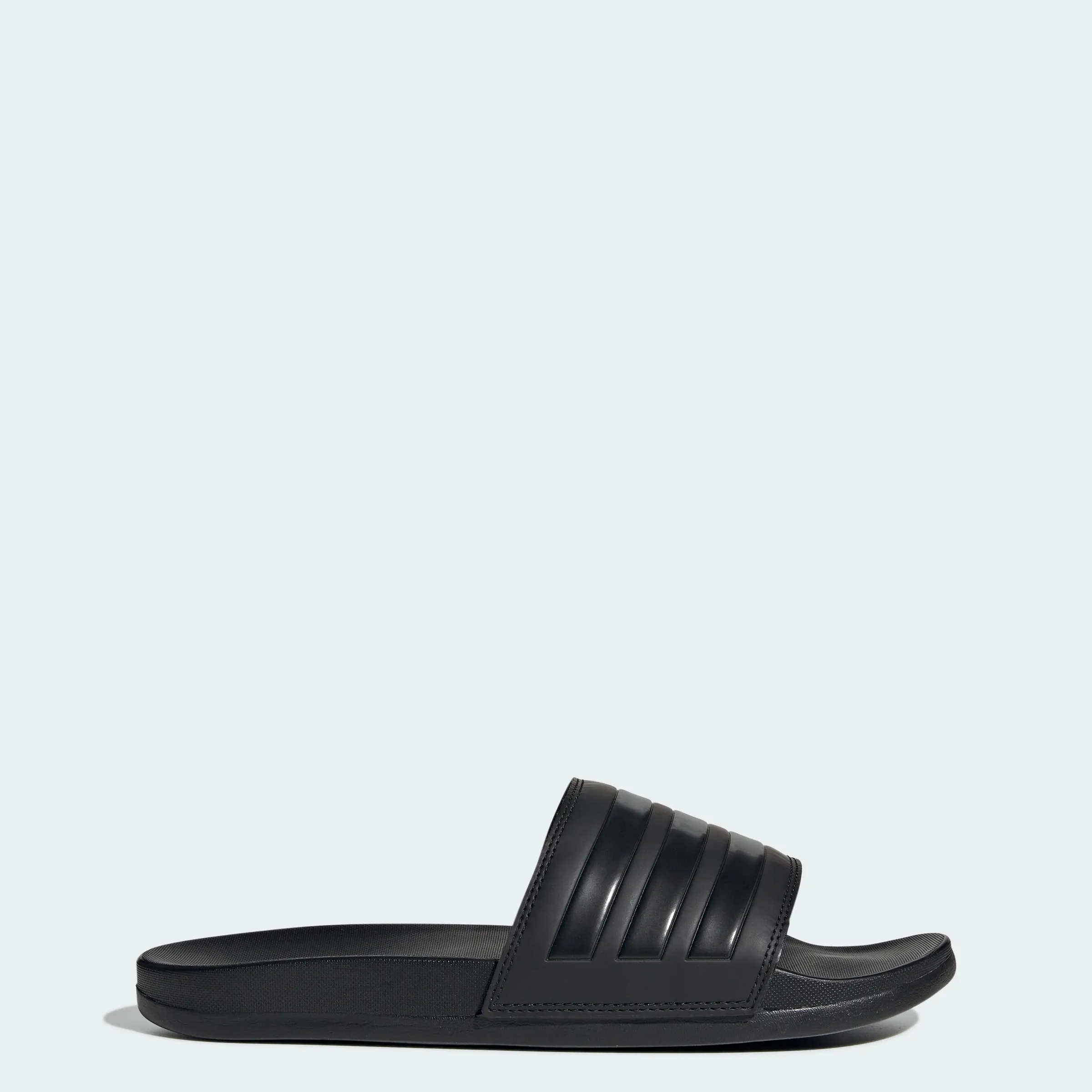 adidas Men's Adilette Comfort Slides (Core Black)