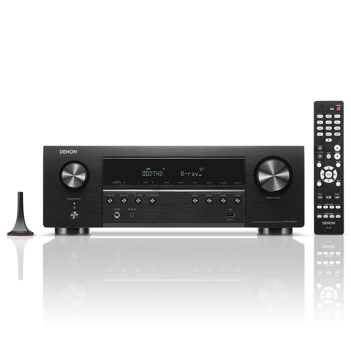 Denon AVR-S770H 75W 7.2-Channel 8K Network AV Receiver with HEOS