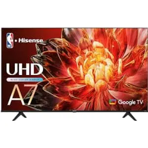 Hisense A7 Series 65-Inch Class 4K UHD Smart Google TV with Voice Remote, Game Mode Plus,