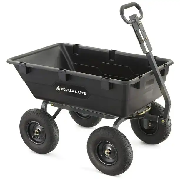 Select Walmart Stores: 6 Cu Ft Gorilla Carts Heavy Duty Poly Dump Cart