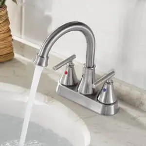 Kede 4" 2-Handle Centerset Sink Faucet