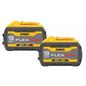 DeWalt 20V/60V Max FlexVolt 9Ah Li-ion Battery 2-Pack