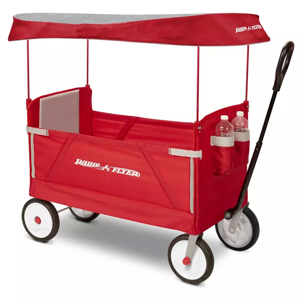 Radio Flyer 3-in-1 EZ Fold Wagon w/ Canopy