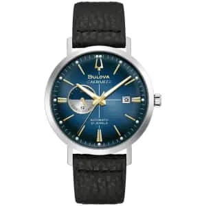 Refurb Bulova Men's Aerojet Classic Automatic GMT Blue Dial Calendar Watch