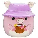 Squishmallows Peter Pig With Bucket Hat Squish 16"