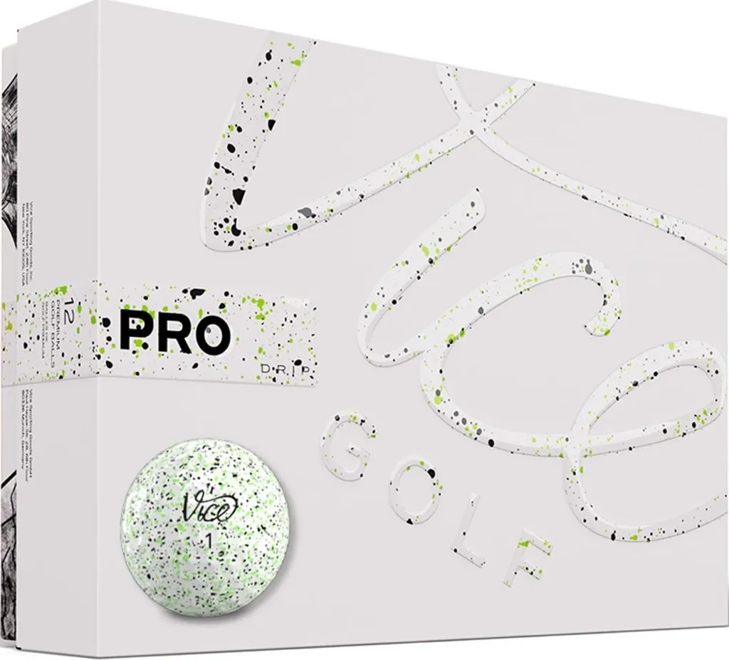 12-Pack Vice Golf Pro Drip Golf Balls (Lime)