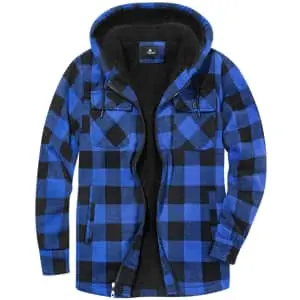 Men's Sherpa Lined Flannel Jacket